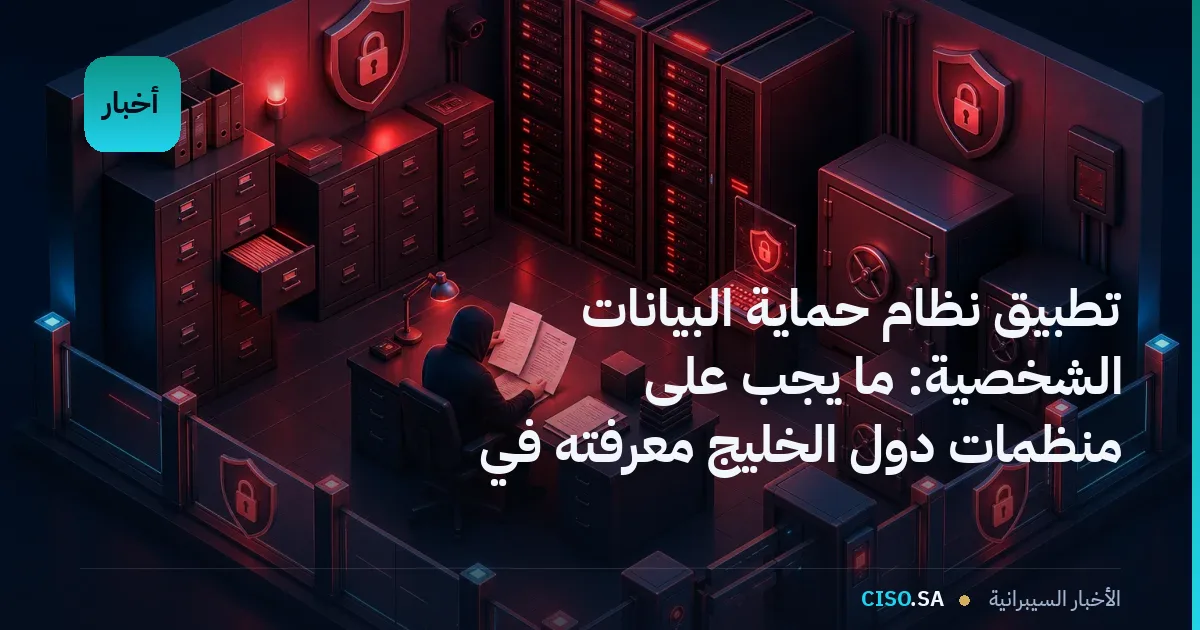 تطبيق نظام حماية البيانات الشخصية: ما يجب على منظمات دول الخليج معرفته في 2026
