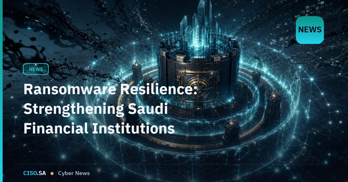 Ransomware Resilience: Strengthening Saudi Financial Institutions Against Evolving Threats