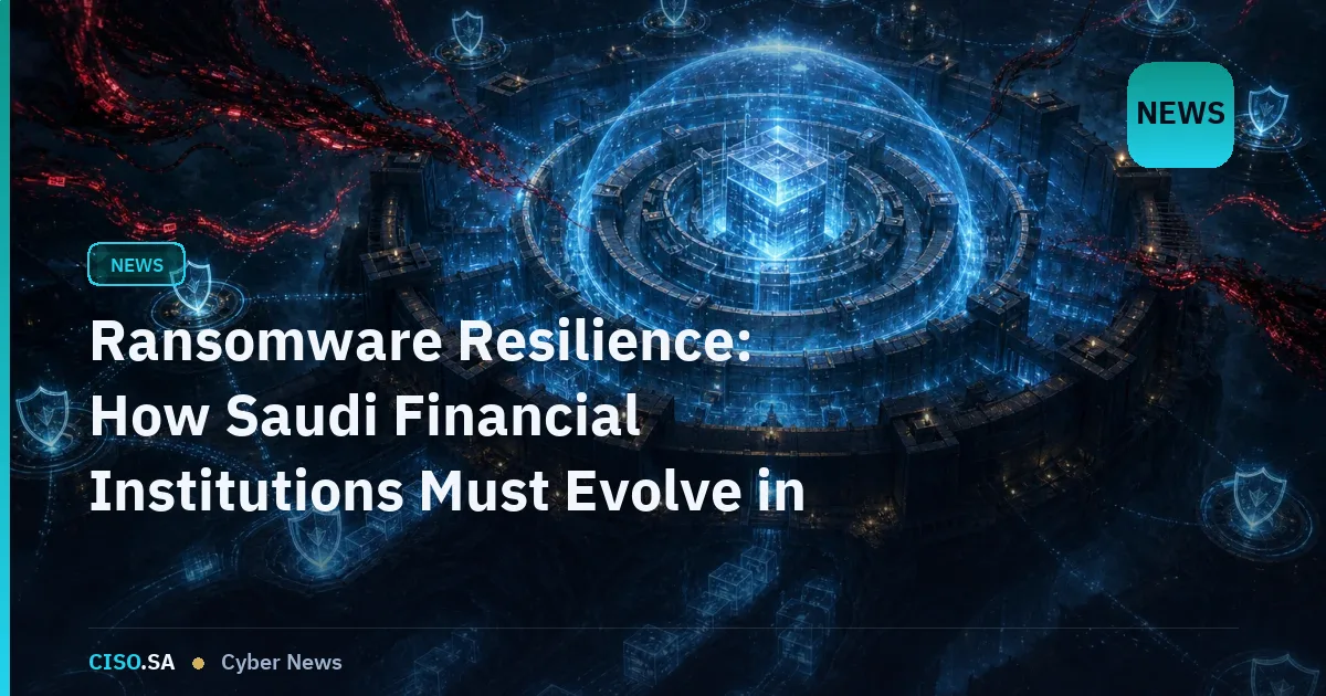 Ransomware Resilience: How Saudi Financial Institutions Must Evolve in 2026