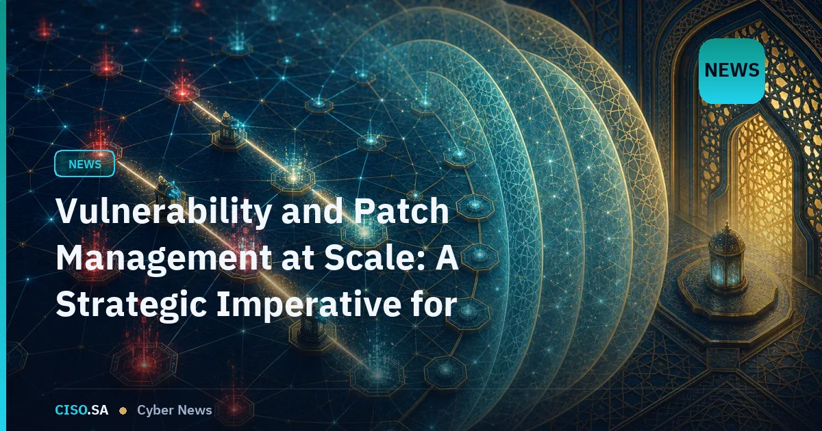Vulnerability and Patch Management at Scale: A Strategic Imperative for Saudi Enterprises