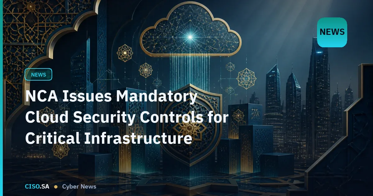 NCA Issues Mandatory Cloud Security Controls for Critical Infrastructure Operators