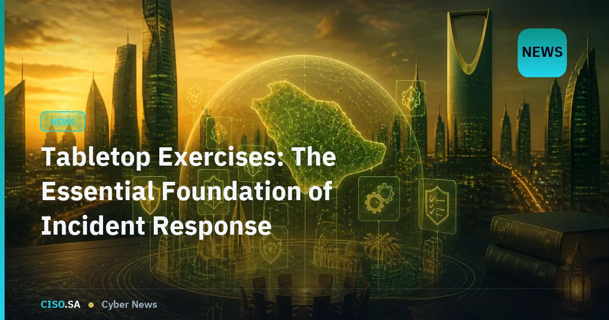 Tabletop Exercises: The Essential Foundation of Incident Response Readiness in Saudi Arabia