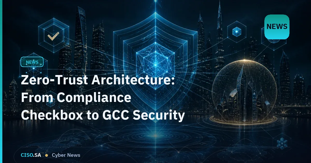 Zero-Trust Architecture: From Compliance Checkbox to GCC Security Imperative
