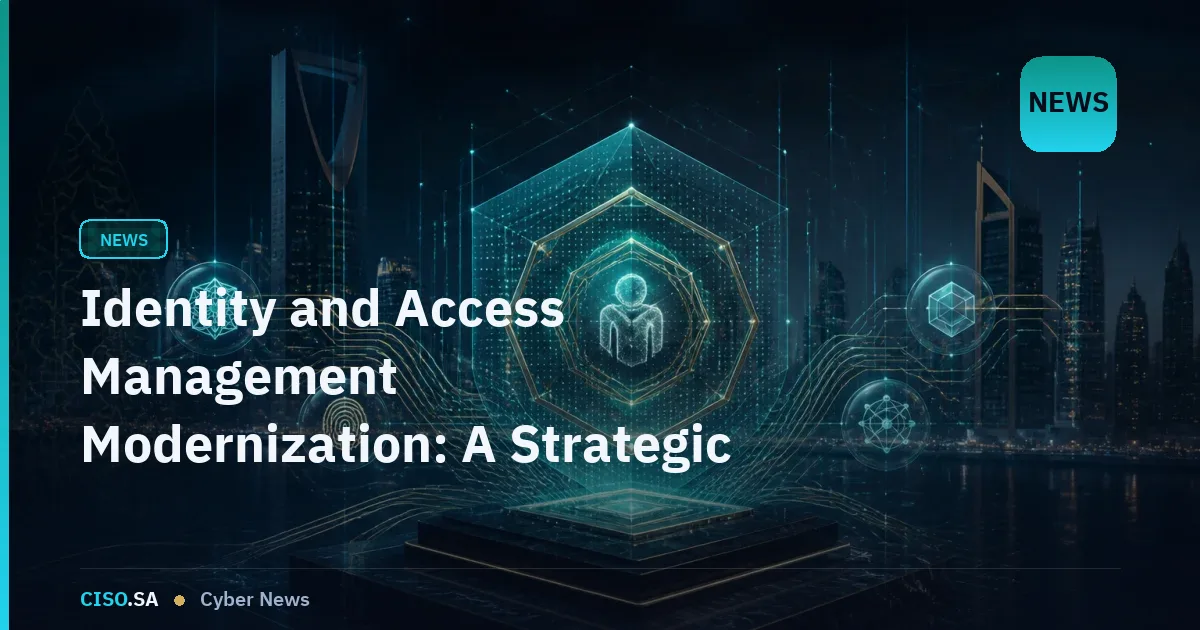 Identity and Access Management Modernization: A Strategic Imperative for Saudi Organizations
