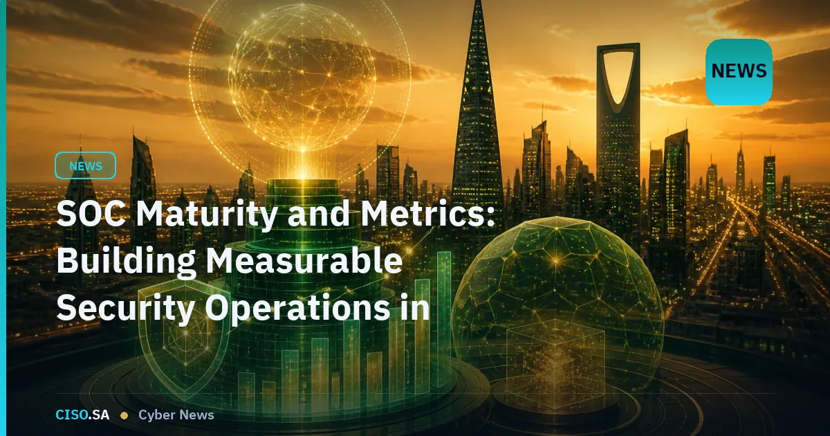 SOC Maturity and Metrics: Building Measurable Security Operations in Saudi Arabia