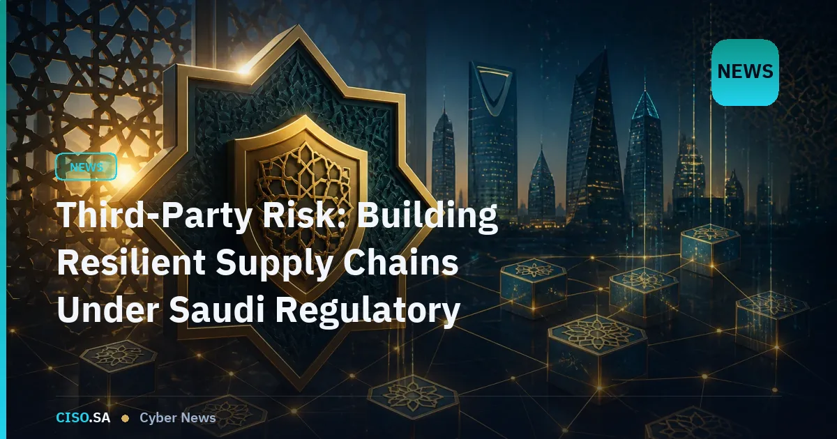 Third-Party Risk: Building Resilient Supply Chains Under Saudi Regulatory Pressure