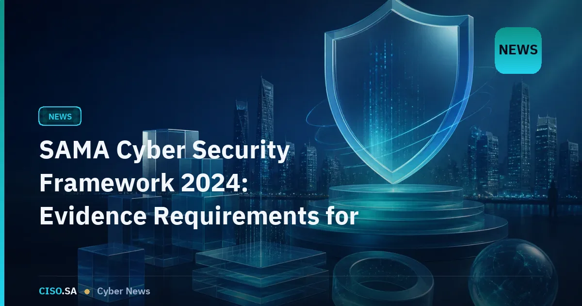 SAMA Cyber Security Framework 2024: Evidence Requirements for Financial Institutions