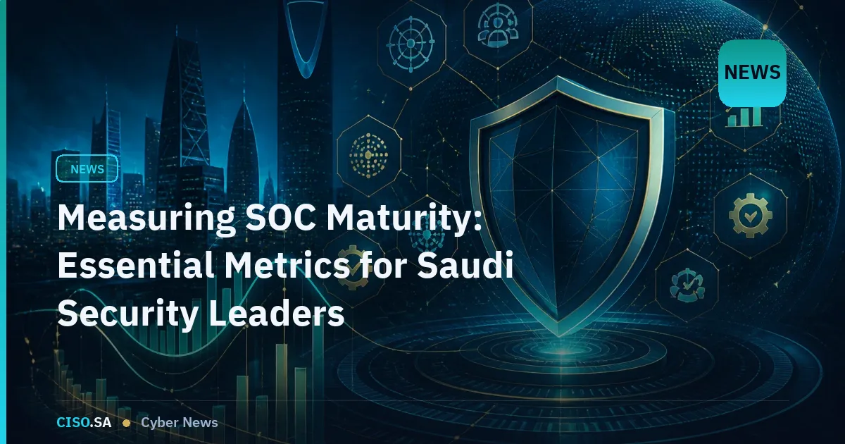 Measuring SOC Maturity: Essential Metrics for Saudi Security Leaders