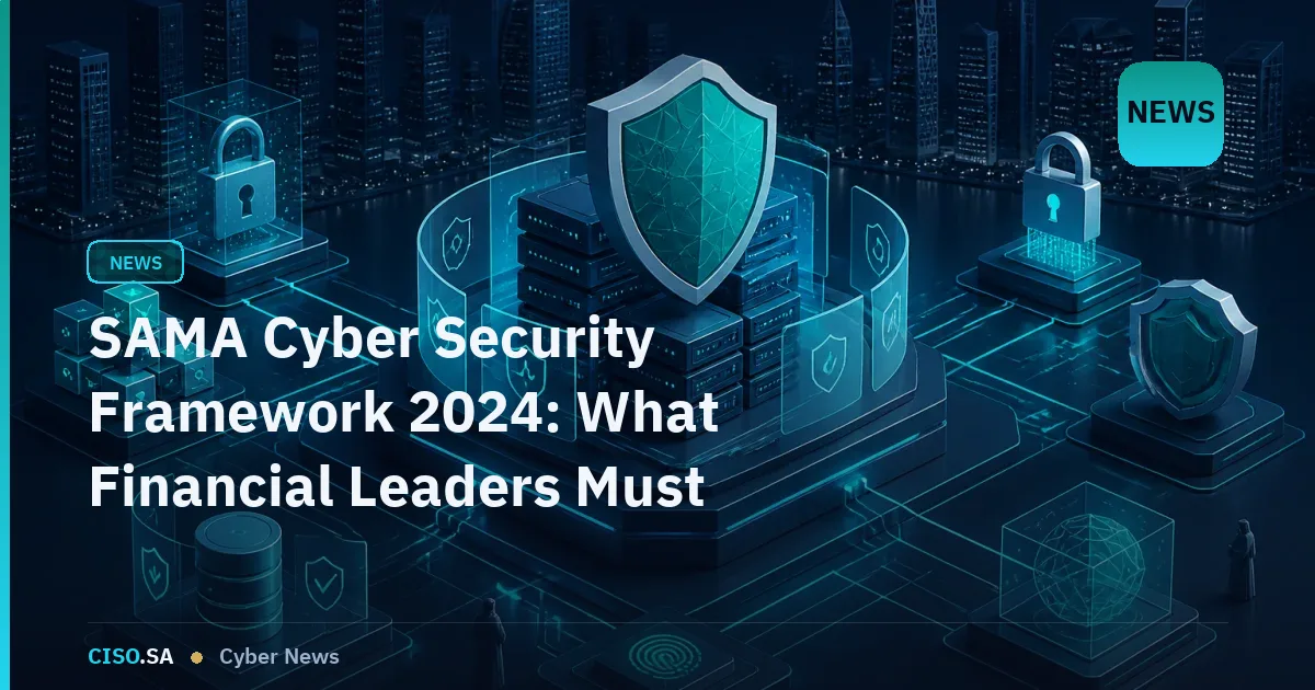SAMA Cyber Security Framework 2024: What Financial Leaders Must Evidence Now