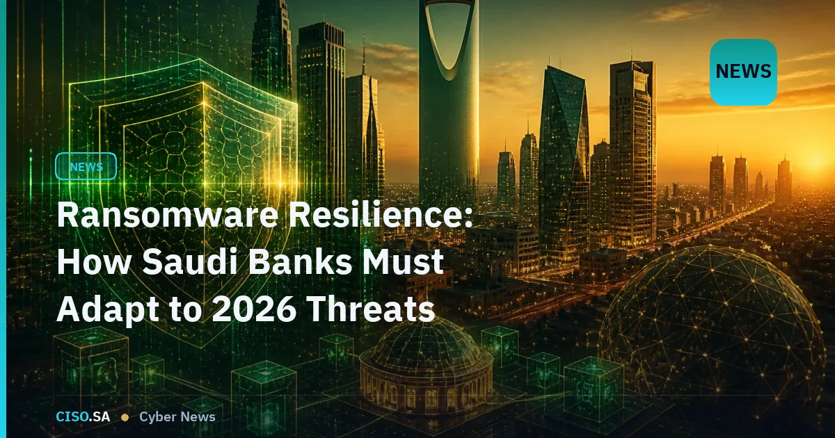 Ransomware Resilience: How Saudi Banks Must Adapt to 2026 Threats