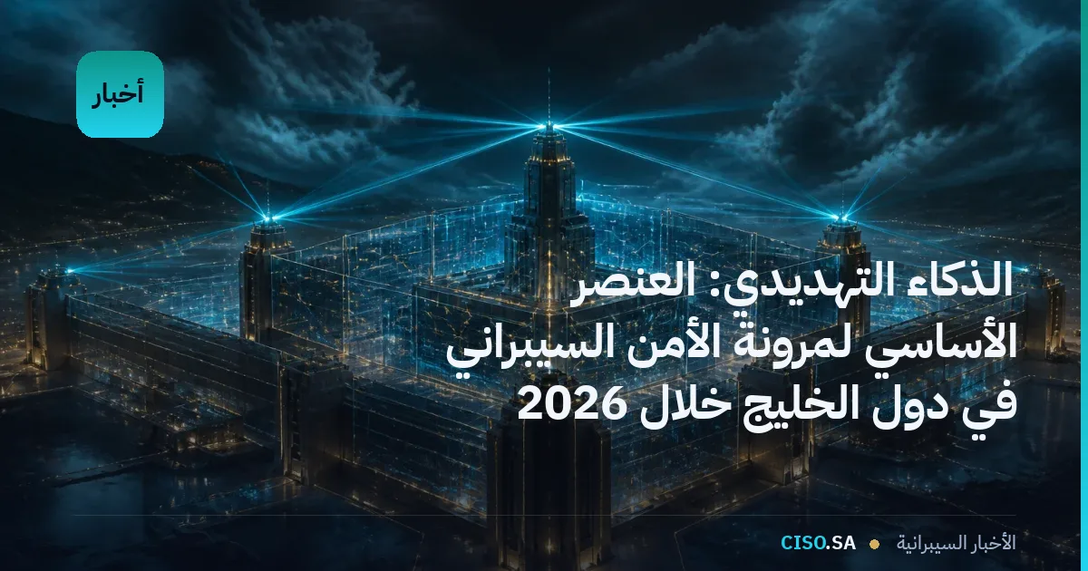 الذكاء التهديدي: العنصر الأساسي لمرونة الأمن السيبراني في دول الخليج خلال 2026