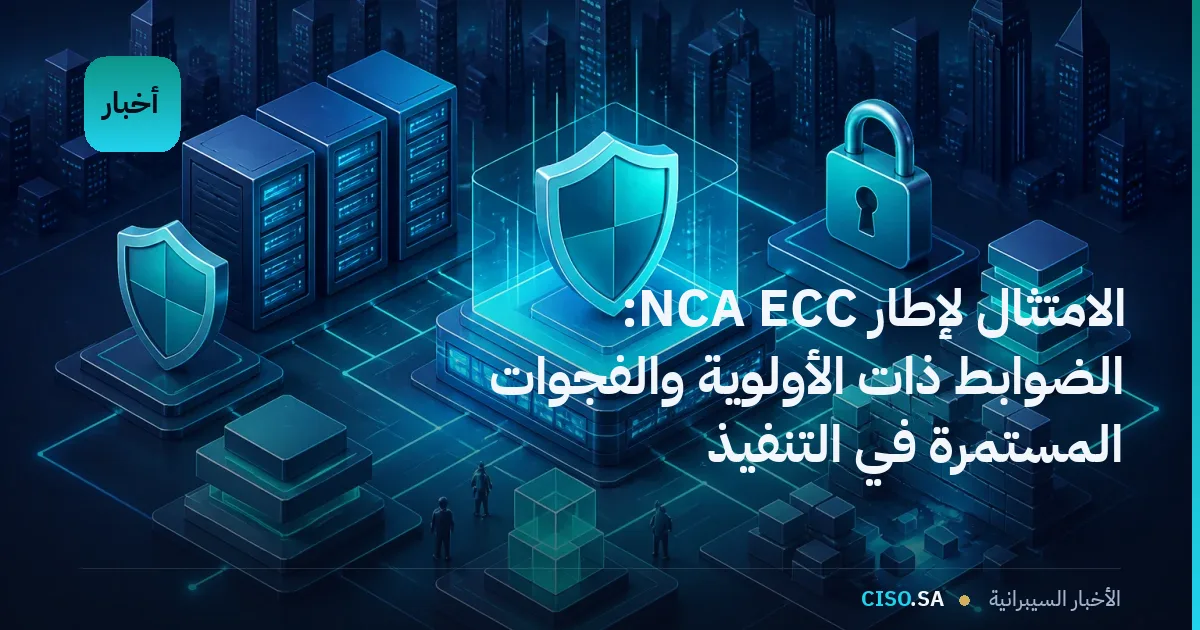 الامتثال لإطار NCA ECC: الضوابط ذات الأولوية والفجوات المستمرة في التنفيذ