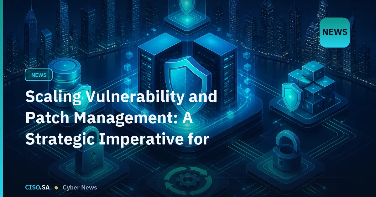 Scaling Vulnerability and Patch Management: A Strategic Imperative for GCC Security Leaders