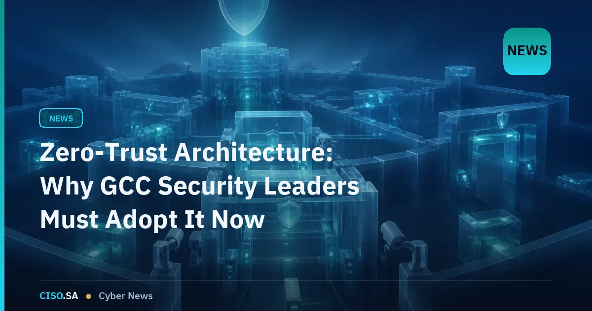 Zero-Trust Architecture: Why GCC Security Leaders Must Adopt It Now