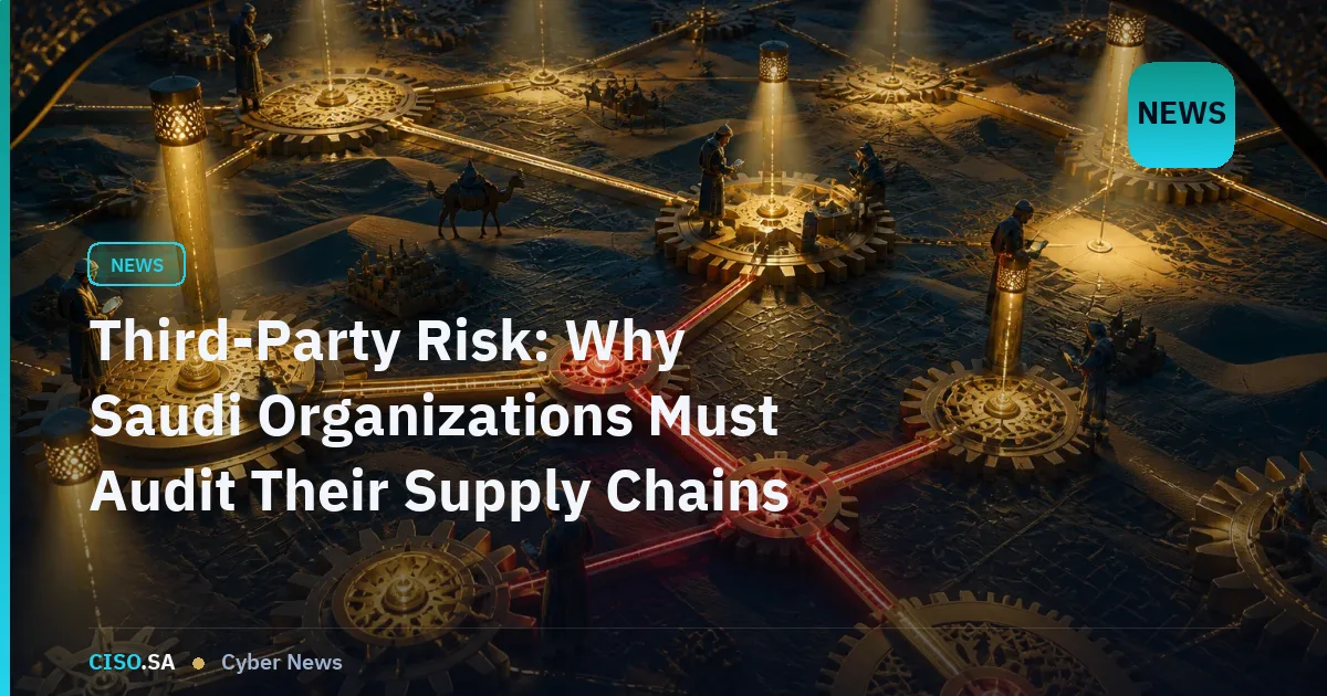 Third-Party Risk: Why Saudi Organizations Must Audit Their Supply Chains Now