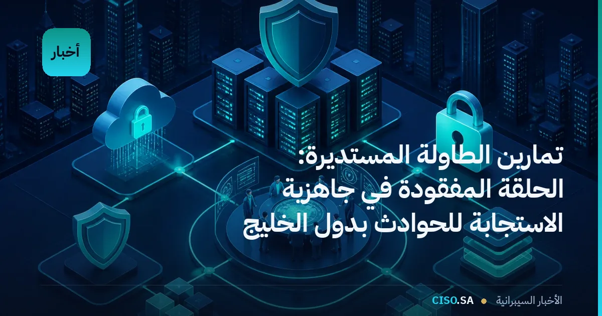 تمارين الطاولة المستديرة: الحلقة المفقودة في جاهزية الاستجابة للحوادث بدول الخليج