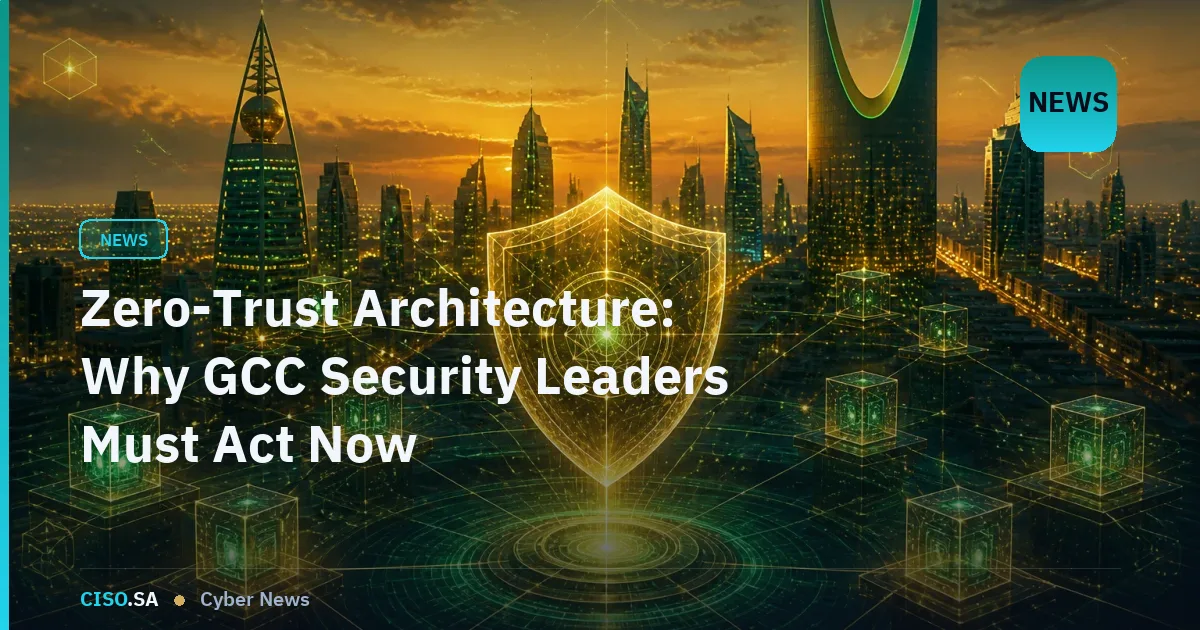 Zero-Trust Architecture: Why GCC Security Leaders Must Act Now