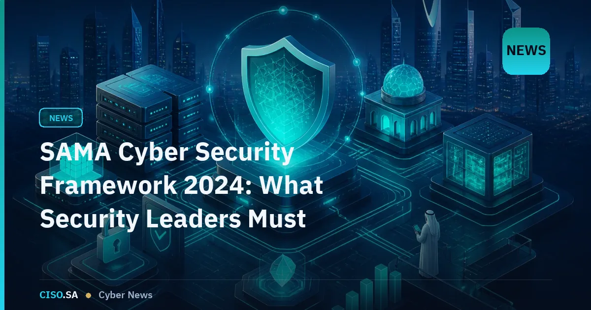 SAMA Cyber Security Framework 2024: What Security Leaders Must Evidence Now