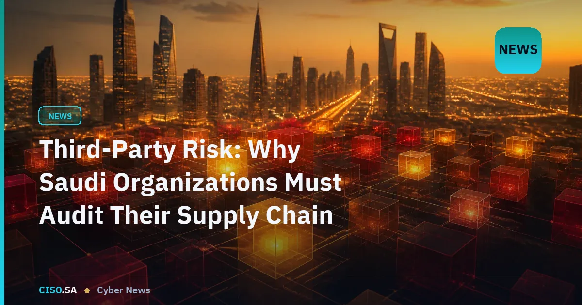 Third-Party Risk: Why Saudi Organizations Must Audit Their Supply Chain Now