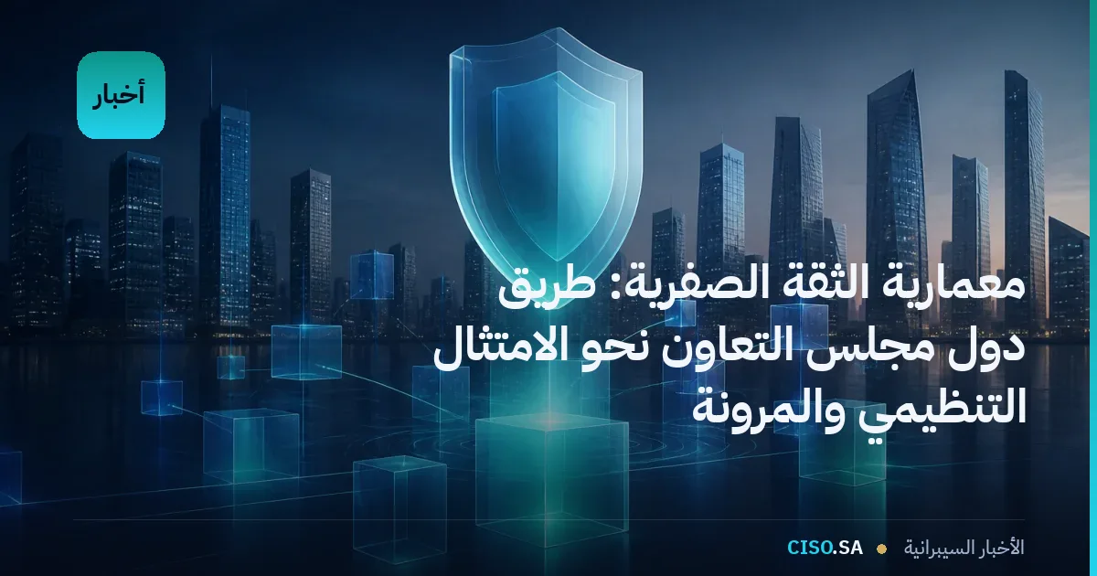 معمارية الثقة الصفرية: طريق دول مجلس التعاون نحو الامتثال التنظيمي والمرونة
