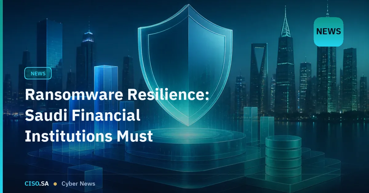 Ransomware Resilience: Saudi Financial Institutions Must Strengthen Defences and Recovery Capabilities
