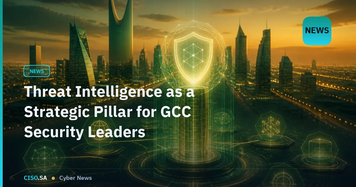 Threat Intelligence as a Strategic Pillar for GCC Security Leaders