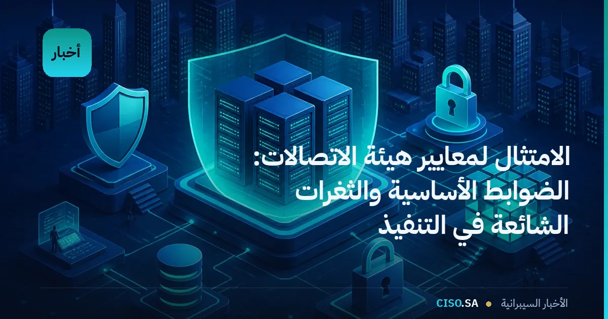 الامتثال لمعايير هيئة الاتصالات: الضوابط الأساسية والثغرات الشائعة في التنفيذ