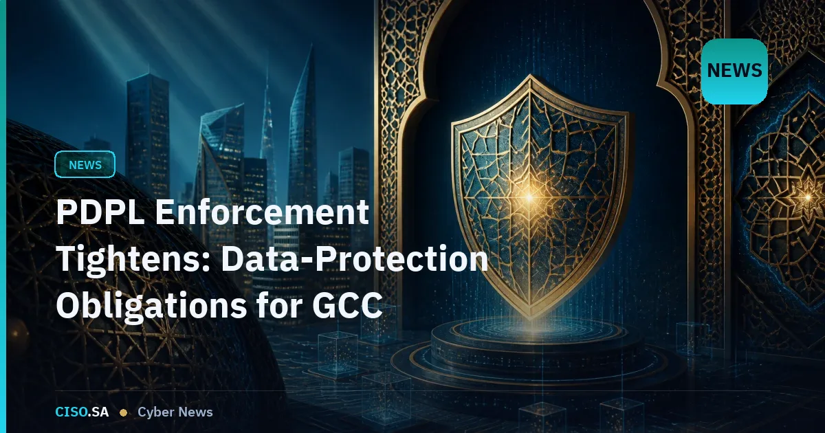 PDPL Enforcement Tightens: Data-Protection Obligations for GCC Organizations in 2026