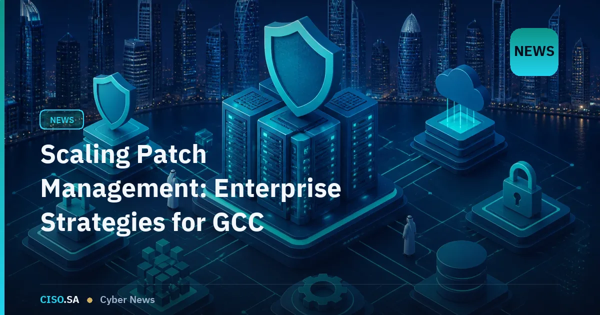 Scaling Patch Management: Enterprise Strategies for GCC Security Leaders