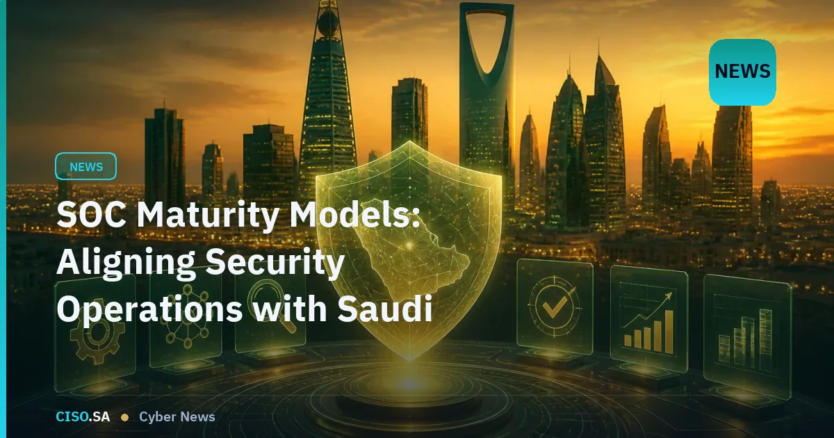 SOC Maturity Models: Aligning Security Operations with Saudi Regulatory Expectations