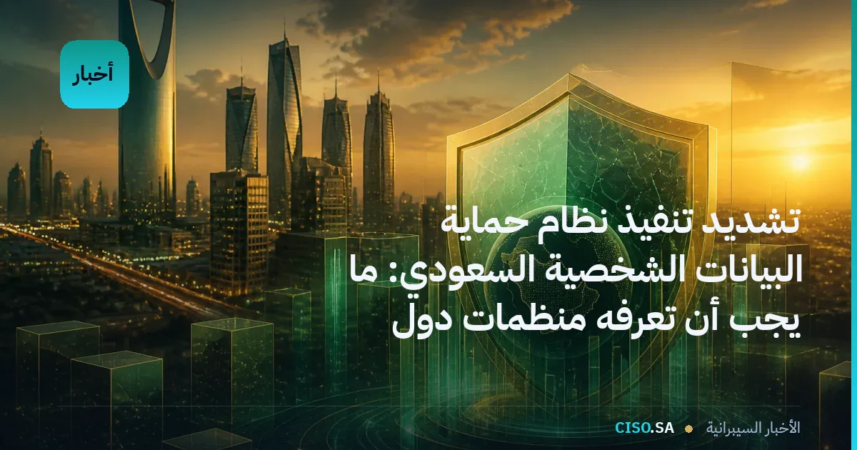 تشديد تنفيذ نظام حماية البيانات الشخصية السعودي: ما يجب أن تعرفه منظمات دول مجلس التعاون الخليجي الآن