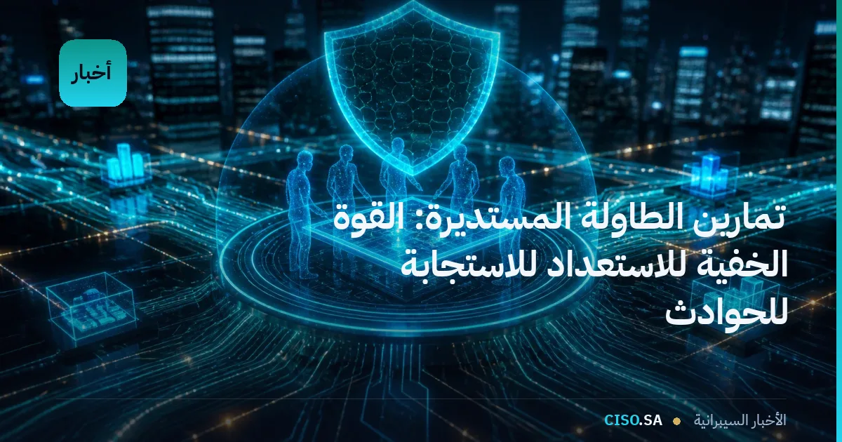 تمارين الطاولة المستديرة: القوة الخفية للاستعداد للاستجابة للحوادث