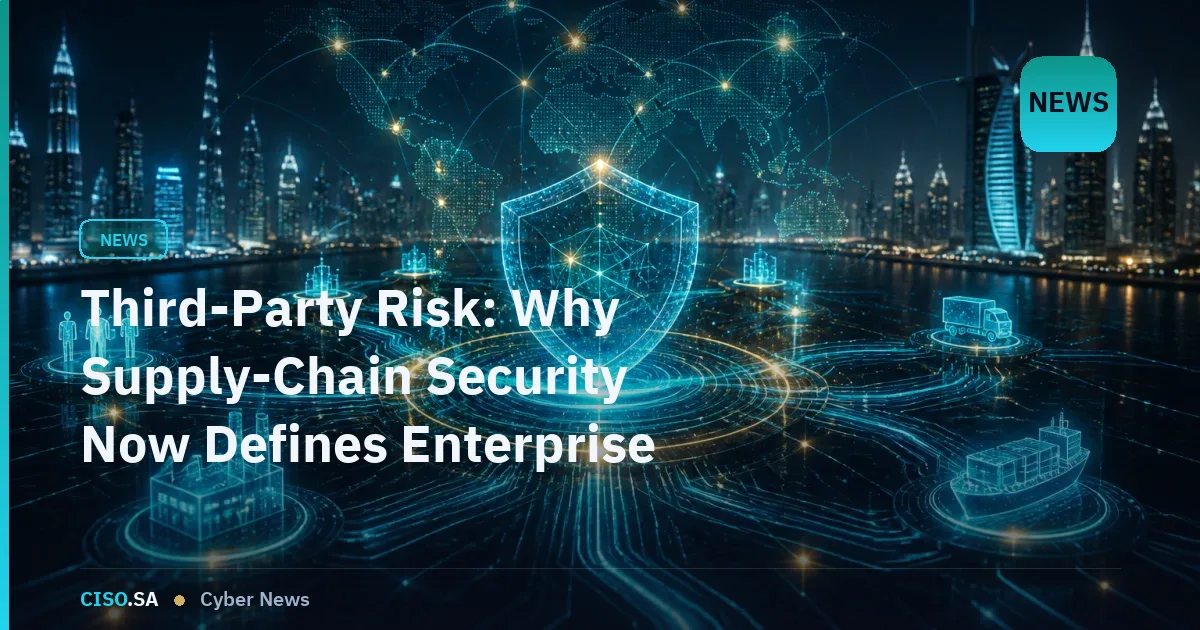 Third-Party Risk: Why Supply-Chain Security Now Defines Enterprise Resilience in the GCC
