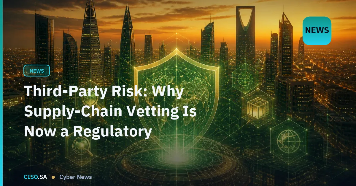 Third-Party Risk: Why Supply-Chain Vetting Is Now a Regulatory Imperative in the GCC