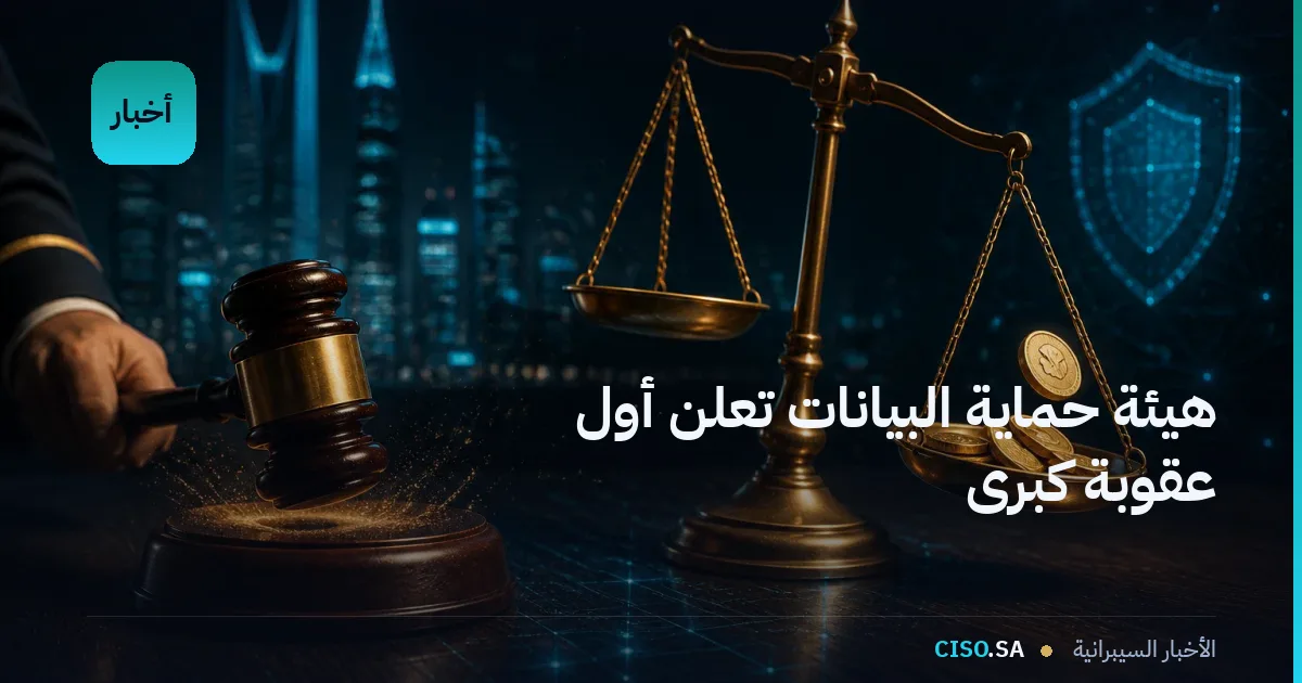 هيئة حماية البيانات تعلن أول عقوبة كبرى