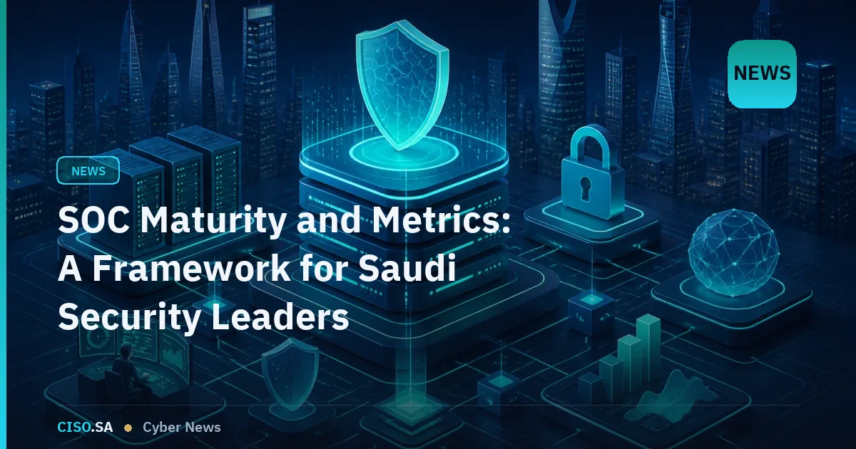 SOC Maturity and Metrics: A Framework for Saudi Security Leaders
