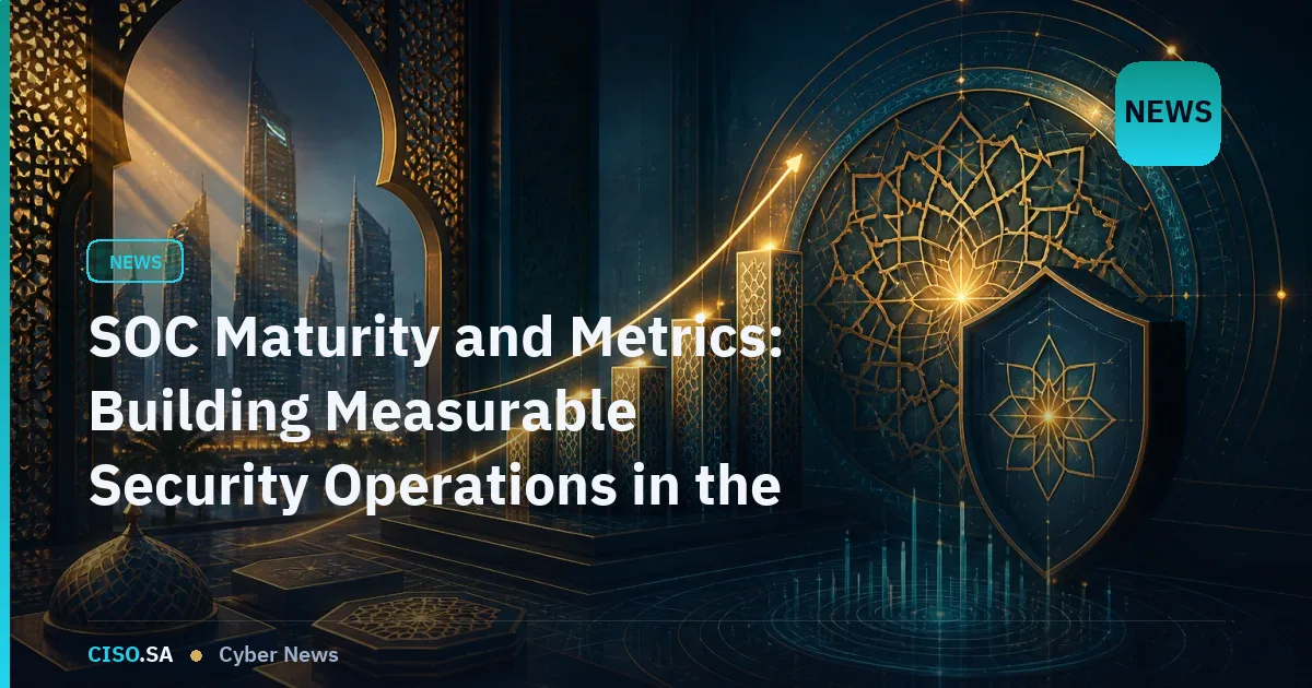 SOC Maturity and Metrics: Building Measurable Security Operations in the GCC
