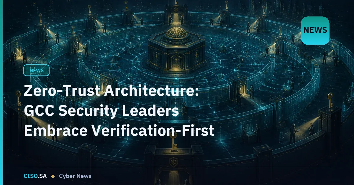 Zero-Trust Architecture: GCC Security Leaders Embrace Verification-First Model