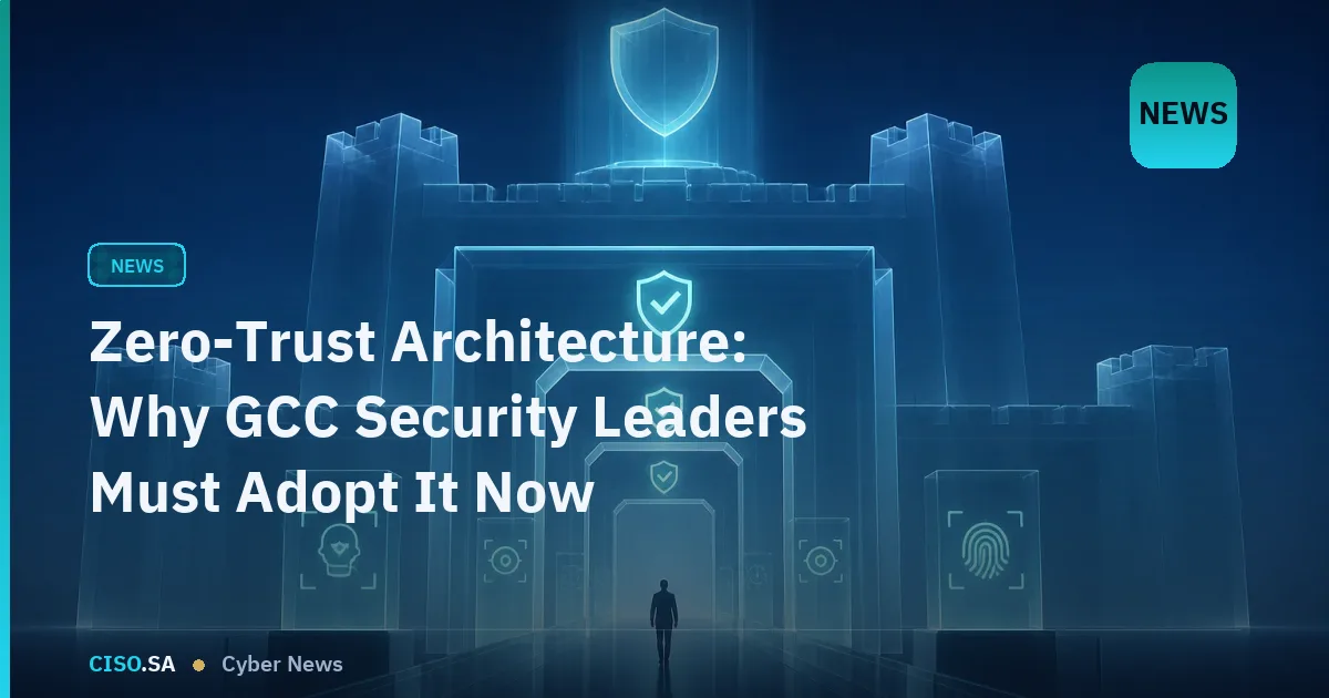 Zero-Trust Architecture: Why GCC Security Leaders Must Adopt It Now