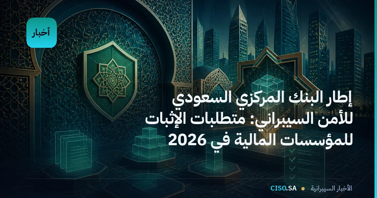 إطار البنك المركزي السعودي للأمن السيبراني: متطلبات الإثبات للمؤسسات المالية في 2026