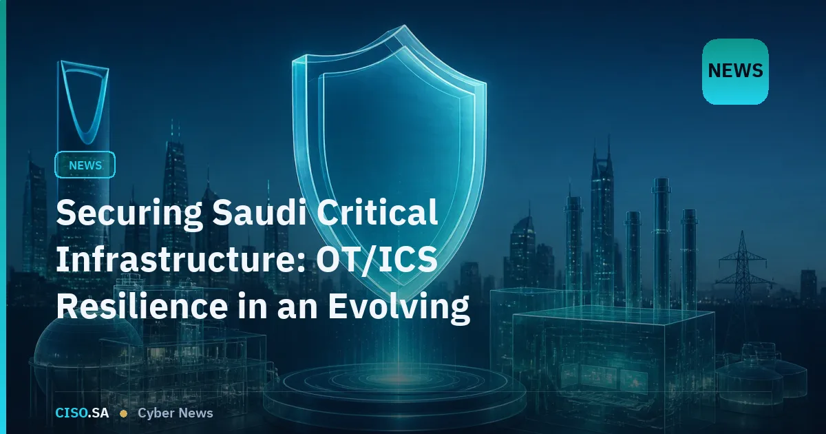 Securing Saudi Critical Infrastructure: OT/ICS Resilience in an Evolving Threat Landscape