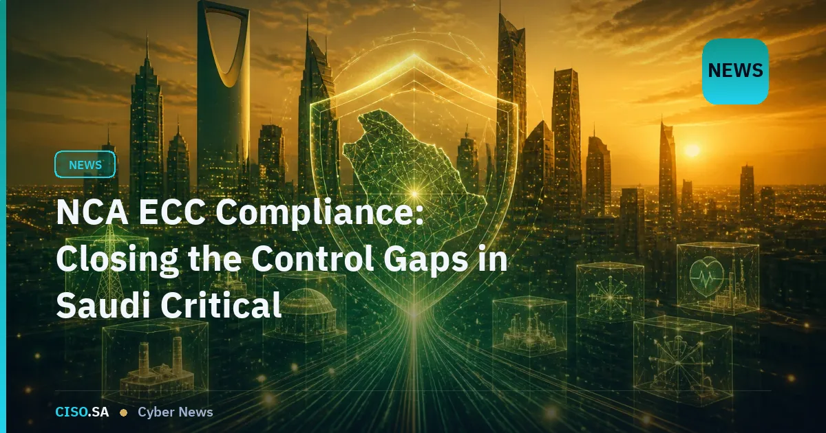 NCA ECC Compliance: Closing the Control Gaps in Saudi Critical Infrastructure