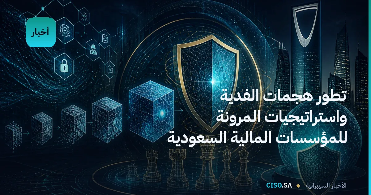 تطور هجمات الفدية واستراتيجيات المرونة للمؤسسات المالية السعودية