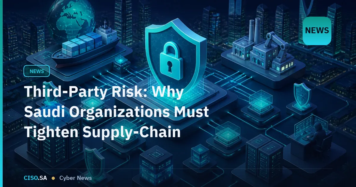 Third-Party Risk: Why Saudi Organizations Must Tighten Supply-Chain Cyber Controls