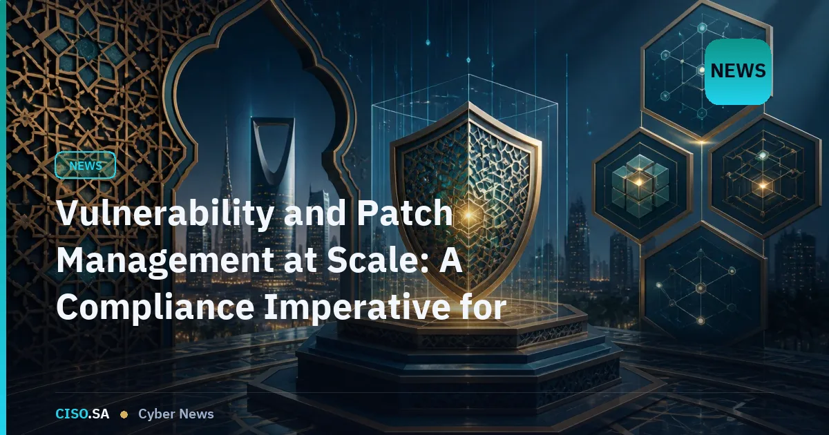 Vulnerability and Patch Management at Scale: A Compliance Imperative for Saudi Enterprises