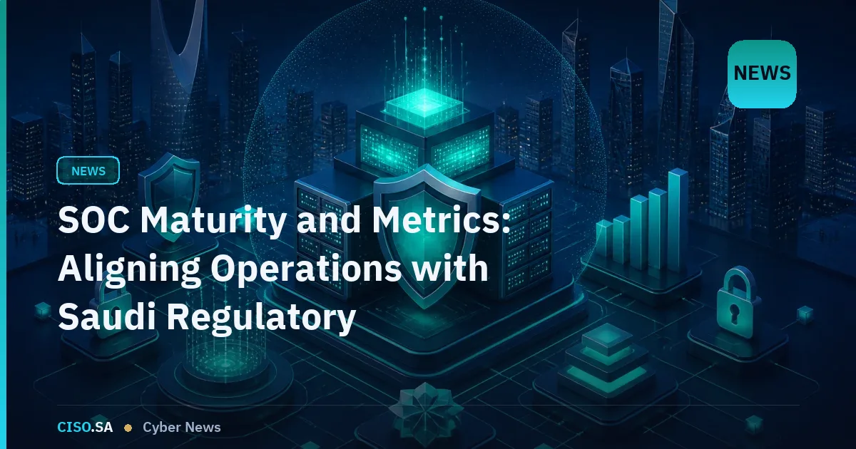 SOC Maturity and Metrics: Aligning Operations with Saudi Regulatory Expectations