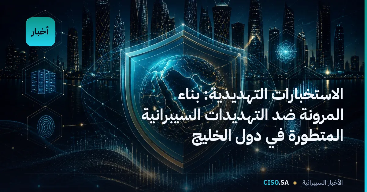 الاستخبارات التهديدية: بناء المرونة ضد التهديدات السيبرانية المتطورة في دول الخليج