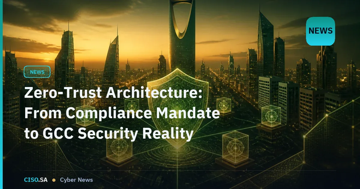 Zero-Trust Architecture: From Compliance Mandate to GCC Security Reality