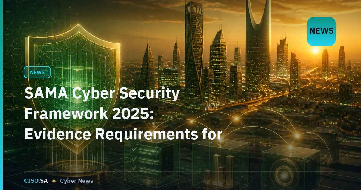 SAMA Cyber Security Framework 2025: Evidence Requirements for Financial Institutions