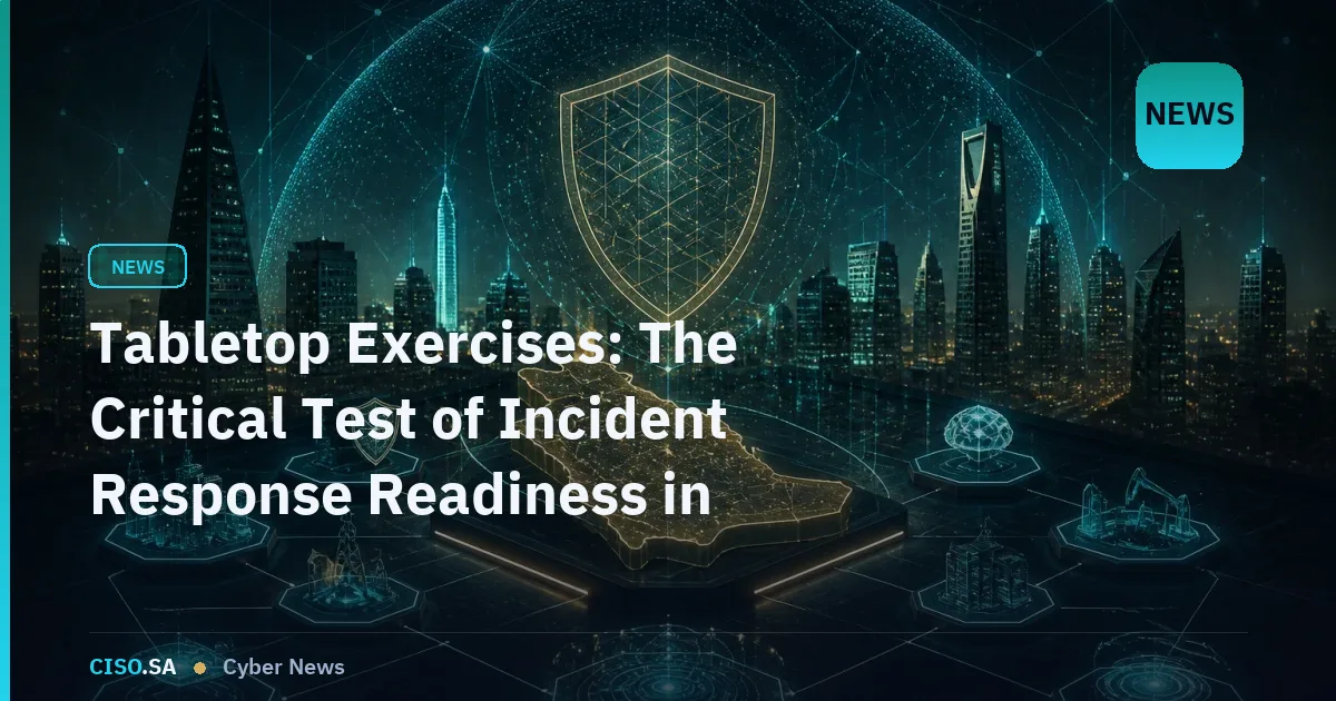 Tabletop Exercises: The Critical Test of Incident Response Readiness in Saudi Arabia
